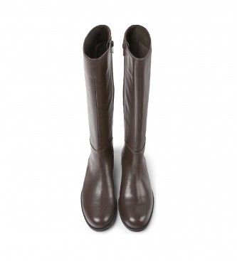 Camper Mil brown leather boots