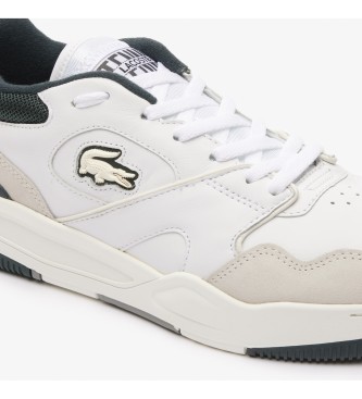 Lacoste Lineshot leather shoes white