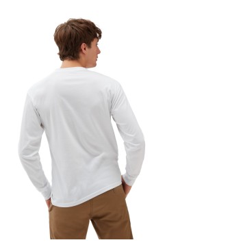 Vans Klasična majica z dolgimi rokavi bela