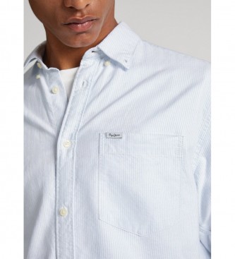 Pepe Jeans Modra srajca Cosby
