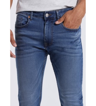Six Valves Jeans | Caja Media - Super Skinny  azul