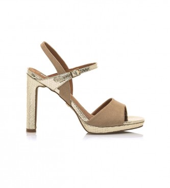 Mariamare Acala Golden Sandals -Heel height 11cm