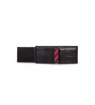 Tommy Hilfiger Foldable Leather Wallet in three blacks