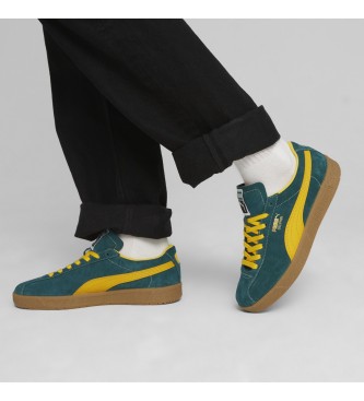 Puma Delphin green leather shoes