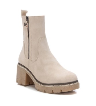 Refresh Ankle boots 171072 beige -heel height: 6cm