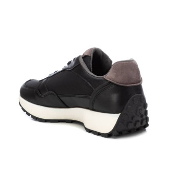 Xti Black contrast trainers