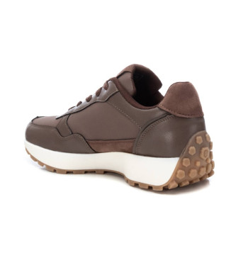 Xti Contrast taupe trainers