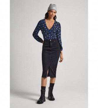 Pepe Jeans Navy Island Blouse
