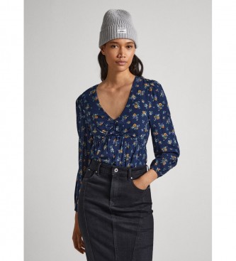 Pepe Jeans Navy Island Blouse