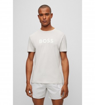 BOSS T-shirt beige con logo