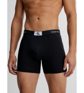 Calvin Klein Pakke med 3 lange boxershorts - Ck96 sort