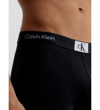 Calvin Klein Lot de 3 caleons longs - Ck96 noir
