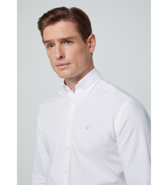 Hackett London Garment Dyed shirt white