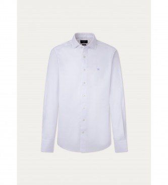 Hackett London Camisa Essential Textura branca