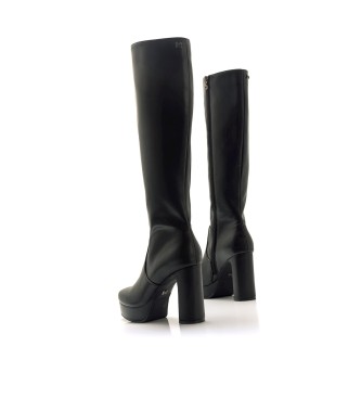 Mariamare Black Roseta boots -Heel height 9cm
