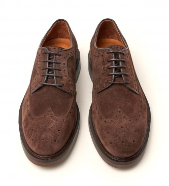 Hackett London Sapatos de couro Vega Brown