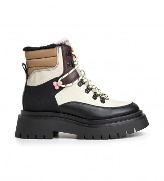 Pepe Jeans Queen Funny ankle boots white