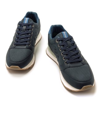 Mustang Portland navy trainers