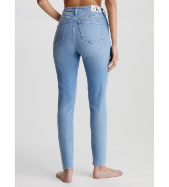 Calvin Klein Jeans Jean High Rise Super Skinny Ankle blue