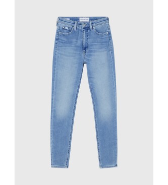 Calvin Klein Jeans Jean High Rise Super Skinny Ankle blue