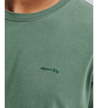 Superdry Zielona koszulka Vintage Mark