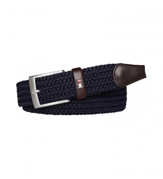 Tommy Hilfiger Cinturn De Piel New Adan 3.5 Cm Marino