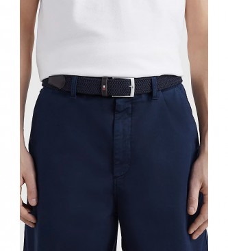 Tommy Hilfiger Cinturn De Piel New Adan 3.5 Cm Marino