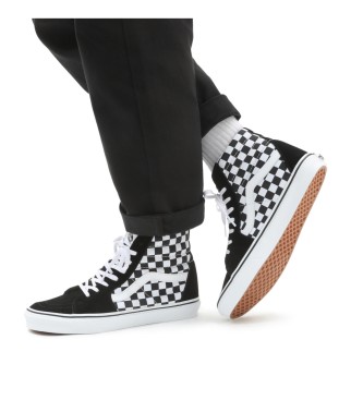 Vans Checkerboard Sk8-Hi Sneakers zwart