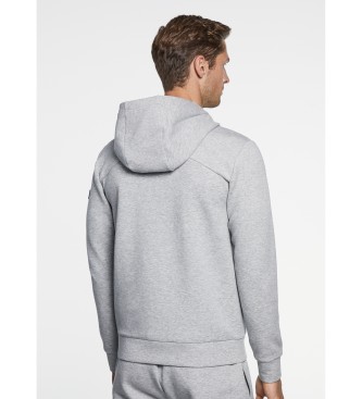Hackett London Sweatshirt desportiva com capuz cinzento