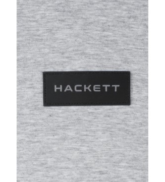 Hackett London Sportowa bluza z szarym kapturem