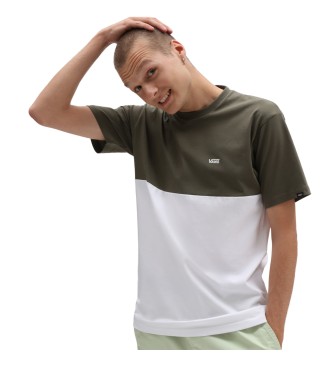 Vans T-shirt Colorblock grn, hvid