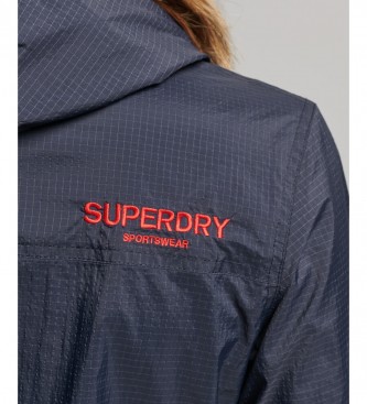 Superdry Letvgtsjakke med Code Standard-logo i navy