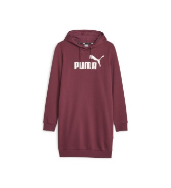 Puma Vestido con capucha Essentials Logo granate