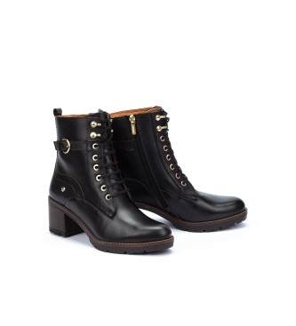 Pikolinos Bottines en cuir Llanes noir - Hauteur du talon 6cm