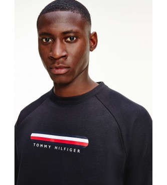 Tommy Hilfiger Sweatshirt Seacell com log?tipo preto