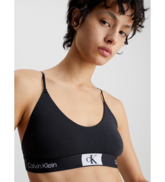 Calvin Klein Modrček s tankimi naramnicami Ck96 black