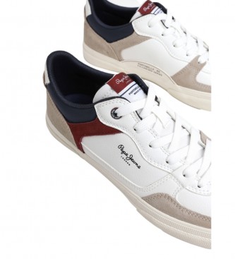 Pepe Jeans Leather Sneakers Kenton Masterlow white