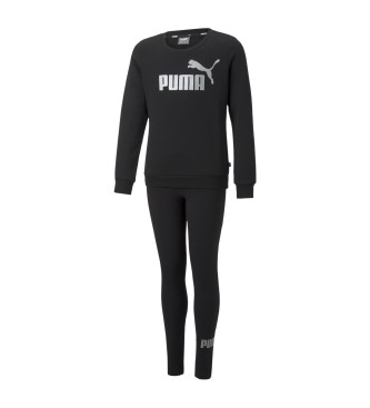 Puma Trainingsanzug Logo mit Leggings schwarz
