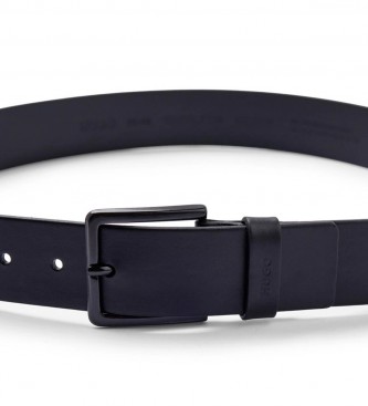 HUGO Gionio Leather Belt preto