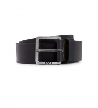 BOSS Ceinture en cuir Jeeko noir