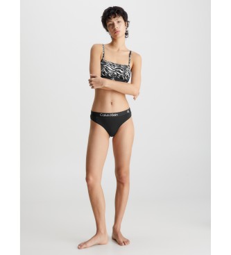 Calvin Klein Pack 2 Thongs Ck96 noir