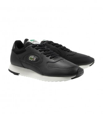 Lacoste Linetrack Leather Sneakers black