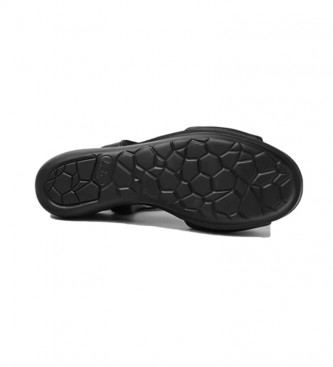 Camper Ballong sandaler i lder svart -Hjd: 5,1 cm