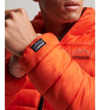 Superdry Orange Lightweight Quilted Jacket