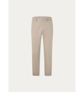 Hackett London Texture beige trousers
