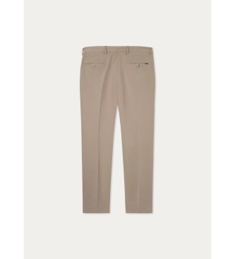 Hackett London Texture beige trousers