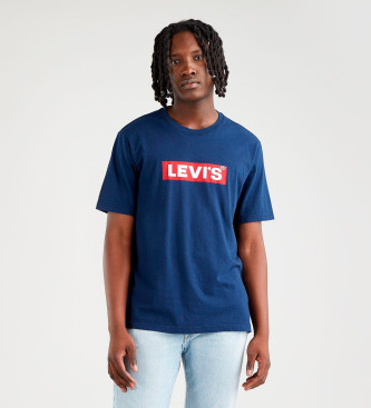 Levi's Zrelaksowana granatowa koszulka