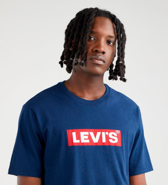 Levi's Afslappet marinebl T-shirt