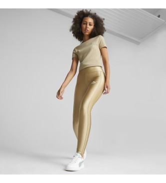 Puma Leggings mit hoher Taille T7 gold