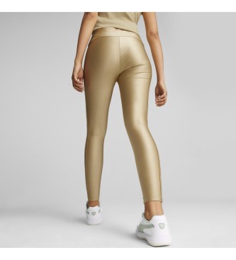 Puma Leggings mit hoher Taille T7 gold